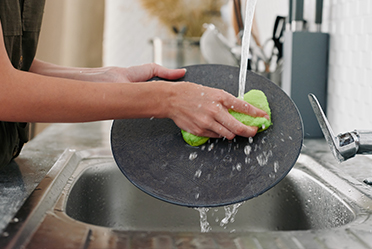 রান্নাঘর পরিষ্কার স্পঞ্জ